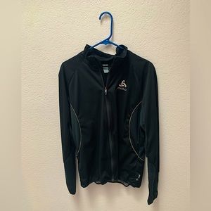 Odlo windproof & water resistant cycling/ running jacket. Size large, like new